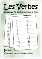 Vorschau - Arbeitsblätter - Vokabelbox. Materialpaket. 140 französische Vokabeln mit Bildern und Memory® - Seite 1