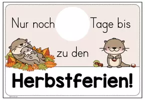 Vorschau - Anderer Materialtyp - Herbstferien Countdown für deine Otterklasse - Seite 2