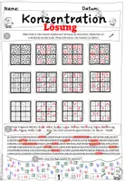 Vorschau - Arbeitsblätter - 10 Konzentrationsübungen Kl.4-5, mit Lösungen - Seite 2