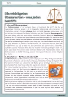 Vorschau - Arbeitsblätter - Die wichtigsten Steuerarten - was jeden betrifft - Seite 1