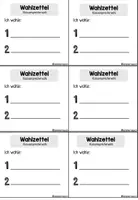 Vorschau - Arbeitsblätter - Klassensprecherwahl Materialpaket - Seite 1