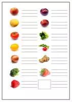 Vorschau - Arbeitsblätter - Ortofrutta. Arbeitsblatt zum Ausfüllen. Vokabeltabelle - Seite 2