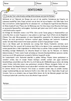 Vorschau - Arbeitsblätter - Gentechnik(1) Ethik und Philosophie Lesetext mit Richtig Falsch Multiple Choice und Fragen zum Text - Seite 1