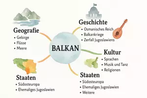 Vorschau - Arbeitsblätter - Arbeitsblätter zum Thema "Balkan" + Lösung & MP3 + Mindmap + Infografik - Seite 2