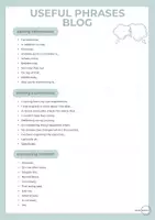Vorschau - Arbeitsblätter - Useful Blog Phrases - Seite 2