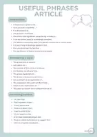Vorschau - Arbeitsblätter - Article Useful Phrases - Seite 1