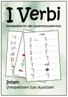 Vorschau - Arbeitsblätter - Materialpaket. 140 italienische Vokabeln mit Bildern - Seite 1