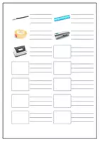 Vorschau - Arbeitsblätter - Scuola. Arbeitsblatt zum Ausfüllen. Vokabeltabelle - Seite 2
