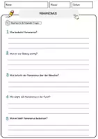 Vorschau - Arbeitsblätter - Humanismus Ethik und Philosophie Lesetext mit Richtig Falsch Multiple Choice und Fragen zum Text - Seite 3