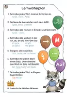 Vorschau - Arbeitsblätter - Lernwörter Grundwortschatz 1/2 Fresch (passend zum Jandorf Heft Richtig Schreiben 2) - Seite 3