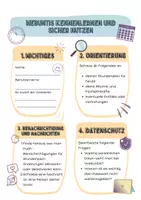Vorschau - Arbeitsblätter - WebUntis kennenlernen - Einstieg Medienbildung - Deckblatt