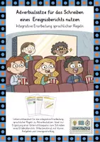 Vorschau - Arbeitsblätter - Schreibwerkstatt: Ereignisbericht - Adverbialsätze nutzen - Deckblatt