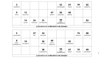 anteprima - Materiale di supporto/inclusione - TOMBOLA MATEMATICA - Pagina 3