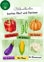 Vorschau - Poster - Bildkarten Obst und Gemüse - Deckblatt
