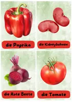 Vorschau - Poster - Bildkarten Obst und Gemüse - Seite 1