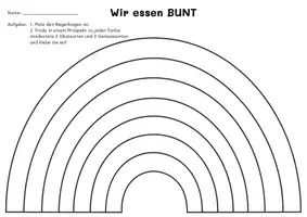Vorschau - Mal- und Bastelvorlagen - Wir essen BUNT - Seite 3