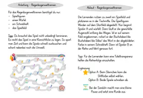 Vorschau - Spiele - Buchstabenspiel MIAP - Regenbogenwettrennen Klasse 1 - Seite 2