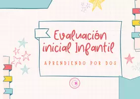 Vista previa - Evaluación - Evaluación Educación Infantil inicial y final - página 1
