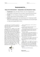 Vorschau - Klassenarbeiten - Schimmelreiter. Kombipaket Klassenarbeit und Nachschreibearbeit. Charakterisierung und innerer Monolog - Seite 2