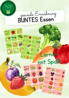 Vorschau - Spiele - Merk es dir: verschiedene Obst- und Gemüsesorten - Deckblatt