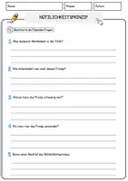 Vorschau - Arbeitsblätter - Nützlichkeitsprinzip Ethik und Philosophie Lesetext mit Richtig Falsch Multiple Choice und Fragen zum Text - Seite 3