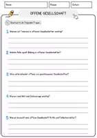 Vorschau - Arbeitsblätter - Offene Gesellschaft Ethik und Philosophie Lesetext mit Richtig Falsch Multiple Choice und Fragen zum Text - Seite 3