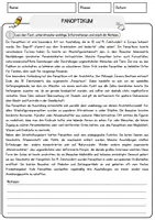Vorschau - Arbeitsblätter - Panoptikum Ethik und Philosophie Lesetext mit Richtig Falsch Multiple Choice und Fragen zum Text - Seite 1