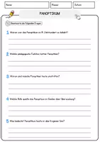 Vorschau - Arbeitsblätter - Panoptikum Ethik und Philosophie Lesetext mit Richtig Falsch Multiple Choice und Fragen zum Text - Seite 3