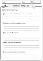Vorschau - Arbeitsblätter - Patricia Churchland Ethik und Philosophie Lesetext mit Richtig Falsch Multiple Choice und Fragen zum Text - Seite 3