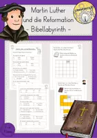 Vorschau - Spiele - Labyrinth Reformation Martin Luther Quiz - Deckblatt