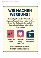 Vorschau - Arbeitsblätter - Werbung gestalten - differenziert -Gruppenarbeit / mögliche Ersatzleistung für die Klassenarbeit mit Erwartungshorizont Lösung und Bewertungsraster + Punkteskala (Klasse 7 8 9) - Deckblatt