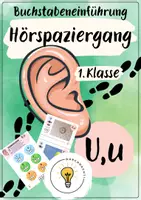 Vorschau - Arbeitsblätter - U - Paket - Pair Check U, Hörspaziergang U, Kugellager U - Seite 1