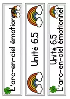 Vorschau - Merkblätter - Dis donc 6! - Unité 5 "L'arc-en-ciel émotionnel" - Tafelmaterial - Seite 1