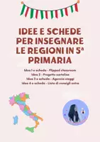 anteprima - Materiale di supporto/inclusione - 🌍Regioni d’Italia in classe quinta – Pacchetto di attività - Pagina di copertina