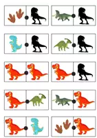 Aperçu - Apprentissages en autonomie - LE DOMINO DES DINOSAURES (1) - Page 2