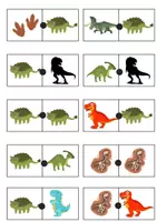 Aperçu - Apprentissages en autonomie - LE DOMINO DES DINOSAURES (1) - Page 3