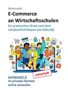 Vorschau - Stundenentwürfe - E-Commerce Basismodul - LB 3 (Lehrerversion) - Deckblatt