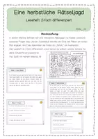 Vorschau - Arbeitsblätter - Lesehefte - Materialpaket - Seite 1