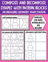 Aperçu - Feuilles d'exercices - Compose and Decompose Shapes With Pattern Blocks for Math Stations - Page de couverture
