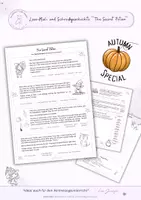 Vorschau - Arbeitsblätter - Halloween read and colour: Magische Lese-, Mal- und Schreibgeschichte - Deckblatt