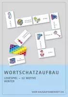 Vorschau - Spiele - Wortschatzaufbau (DaZ) – Winter – Legespiel - Deckblatt