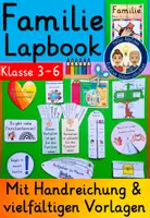 Vorschau - Arbeitsblätter - Meine Familie Klasse 3-6 LAPBOOK Sachunterricht Ethik - Deckblatt