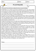 Vorschau - Arbeitsblätter - Pflichtenlehre Ethik und Philosophie Lesetext mit Richtig Falsch Multiple Choice und Fragen zum Text - Seite 1