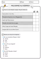 Vorschau - Arbeitsblätter - Philosophie als Gespräch Ethik und Philosophie Lesetext mit Richtig Falsch Multiple Choice und Fragen zum Text - Seite 2