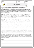 Vorschau - Arbeitsblätter - Philosophie Ethik und Philosophie Lesetext mit Richtig Falsch Multiple Choice und Fragen zum Text - Seite 1