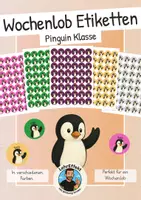 Vorschau - Mal- und Bastelvorlagen - Pinguin Wochenlob – Die coolen Etiketten für kleine Pinguinfans! - Deckblatt