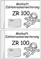 Vorschau - Arbeitsblätter - Zahlenraum 100 Miniheft Mathe Klasse 2 - Seite 3