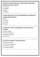 anteprima - Schede informative - Spiegare il ruolo di autori come Dante, Petrarca e Boccaccio nella nascita della lingua Italiana. - Pagina 3