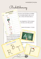 Vorschau - Stationenlernen - Buchstabenweg: Stationskarten & Laufzettel Klasse 1 - Deckblatt