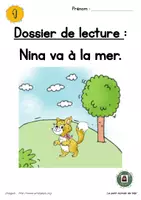 Aperçu - Autre type de ressources - Lecture : Nina va à la mer - Page de couverture